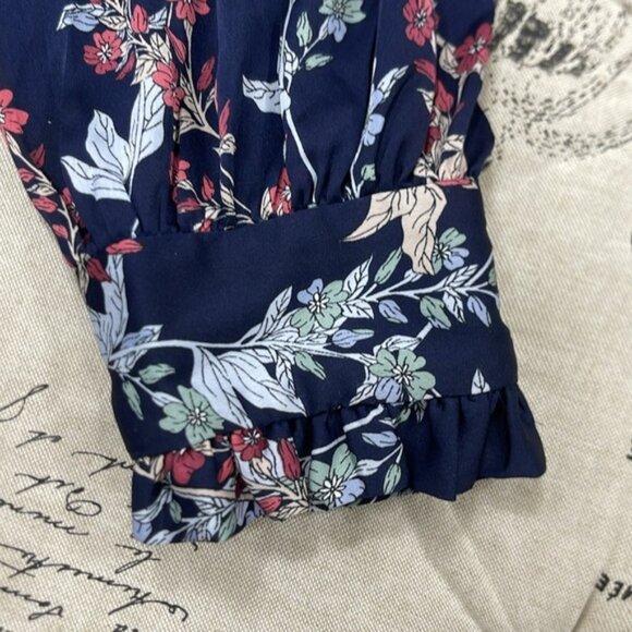 BCBGMAXAZRIA Floral-Print Blouse - Picture 6 of 14